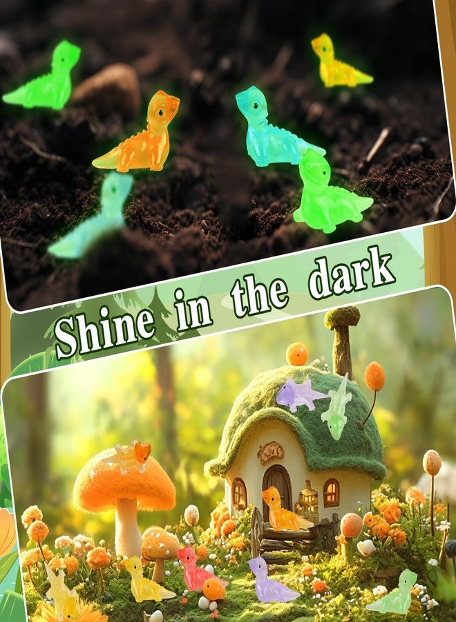 BENOSPACE Luminous Lizards Statues, 90Pcs Mini Resin Glow in The Dark Lizard Luminous Animal Ornament for Dollhouse Fairy Garden Decoration Tiny Lizard Figurine DIY Craft Micro Landscape Aquarium - Image 5